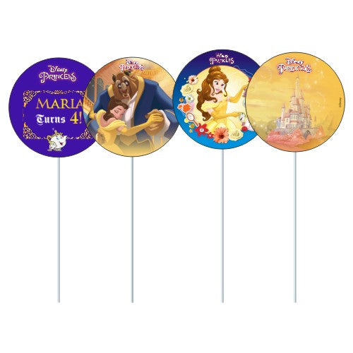 Belle Cupcake / Food Toppers THEME PARTIES Pretty UR Party Default Title
