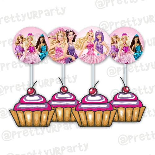 Barbie Rockstar Cupcake / Food Toppers THEME PARTIES Pretty UR Party Default Title
