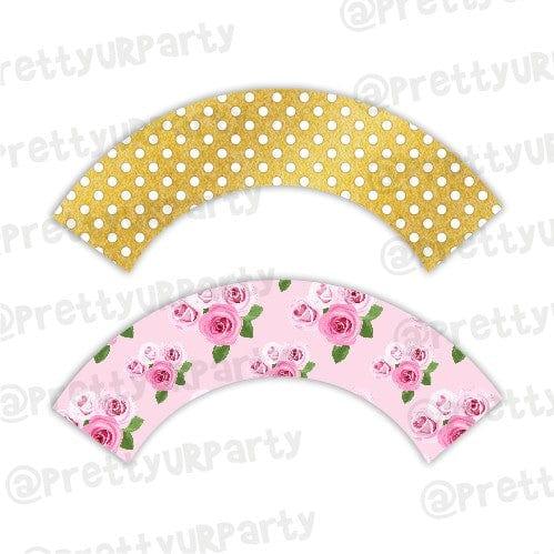 Tea Party Cupcake Wrappers THEME PARTIES Pretty UR Party Default Title