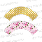 Tea Party Cupcake Wrappers THEME PARTIES Pretty UR Party Default Title