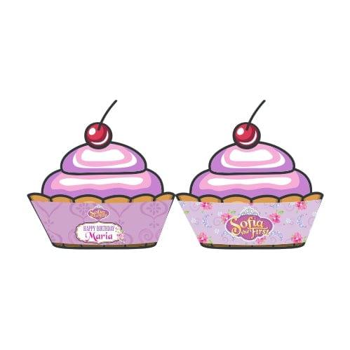 Sofia the first Enchanted Garden Party Cupcake Wrappers THEME PARTIES Pretty UR Party
