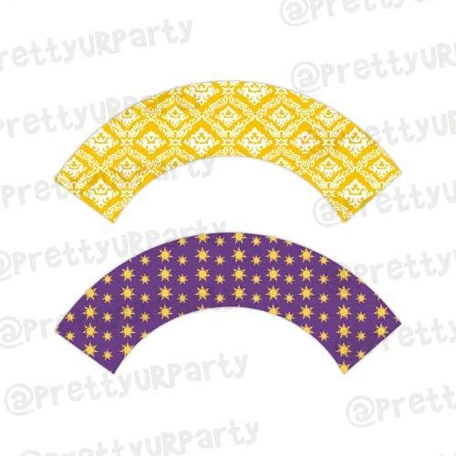 Tangled / Rapunzel Cupcake Wrappers THEME PARTIES Pretty UR Party