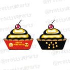 Emoji Theme Cupcake Wrappers THEME PARTIES Pretty UR Party