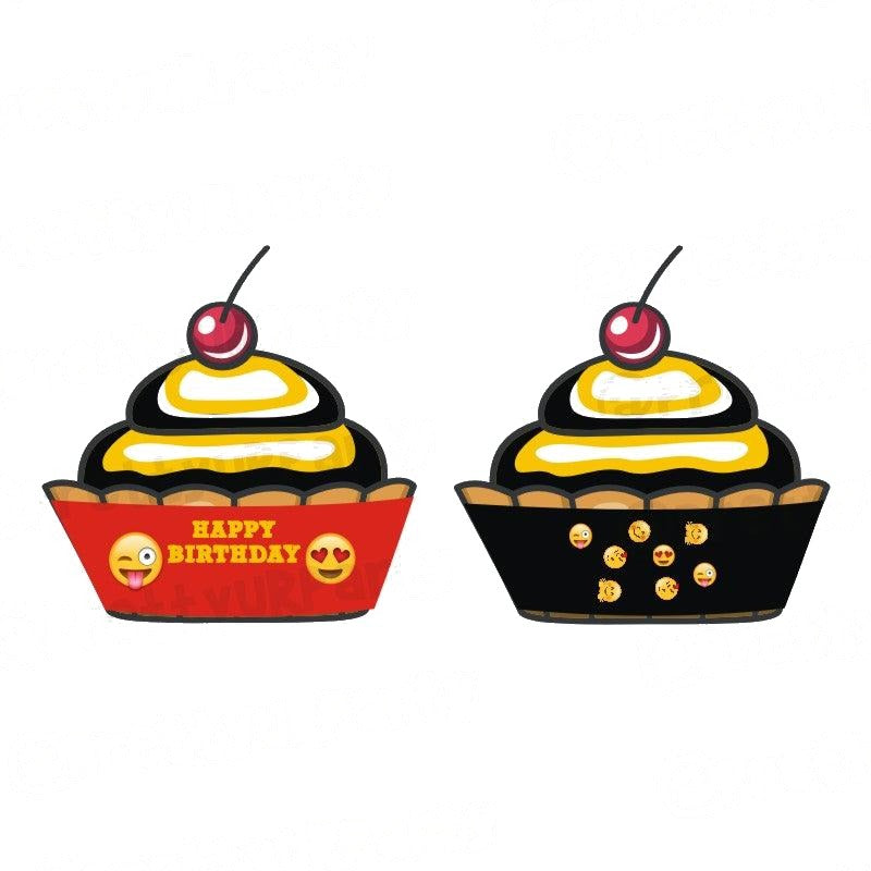 Emoji Theme Cupcake Wrappers — image 2