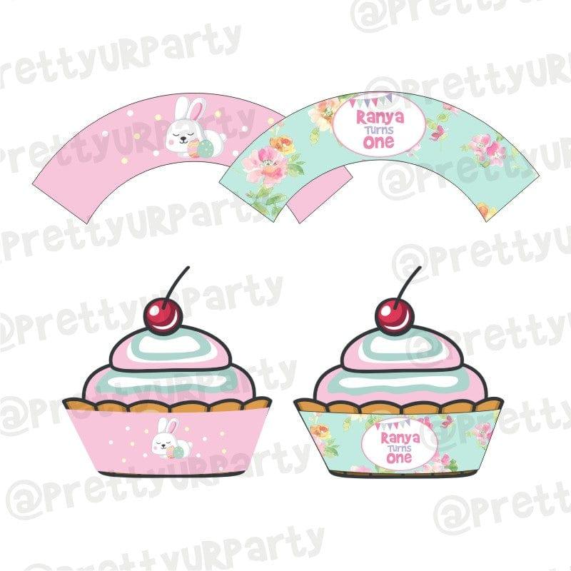 Some Bunny is One Theme Cupcake Wrappers ALL PARTY SUPPLIES Pretty UR Party Default Title