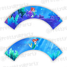Ariel the Mermaid Cupcake Wrappers THEME PARTIES Pretty UR Party