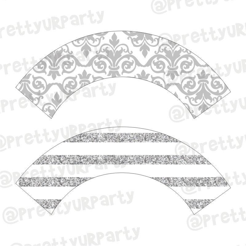 25th Anniversary Theme Cupcake Wrappers ALL PARTY SUPPLIES Pretty UR Party Default Title