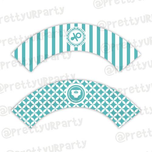 Baby & Co Baby Shower Cupcake Wrappers BABY SHOWER Pretty UR Party Default Title