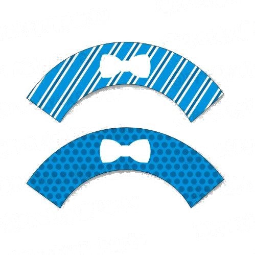 Bow Tie Cupcake Wrappers