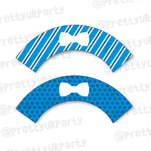 Bow Tie Cupcake Wrappers THEME PARTIES Pretty UR Party Default Title