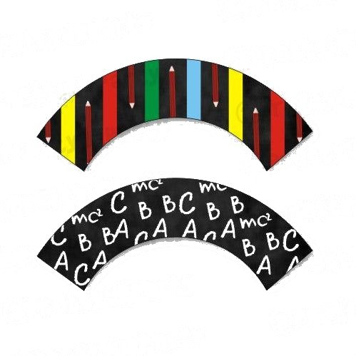 Back to School Cupcake Wrappers