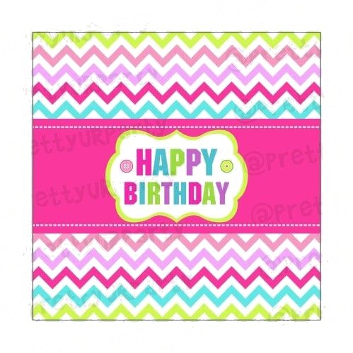 Twinkle Twinkle Little Star Pink Chocolate Wrappers — image 2