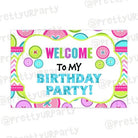 Cute As a Button Entrance Banner / Door Sign THEME PARTIES Pretty UR Party Default Title