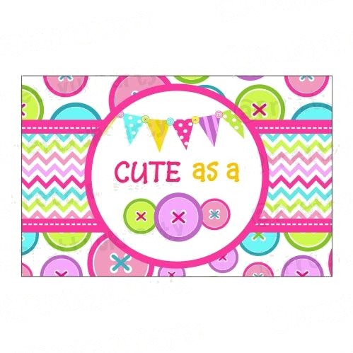 Cute As a Button Table Mats