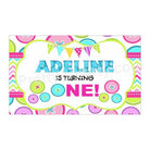 Cute as a Button Theme Backdrop PERSONALISED Pretty UR Party Default Title