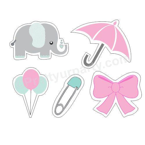 Elephant Birthday Theme Cutouts THEME PARTIES Pretty UR Party