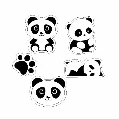 Panda Theme Cutouts