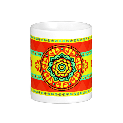 Vibrant Chakra Mug ALL PARTY SUPPLIES Pretty UR Party
