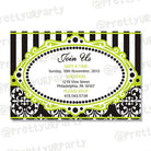 Elegant Damask E-Invitations THEME PARTIES Pretty UR Party