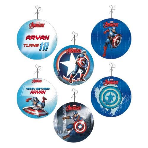 Captain America Danglers THEME PARTIES Pretty UR Party Default Title