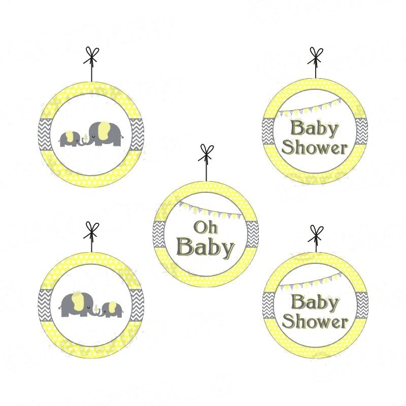 Elephant Baby shower Danglers