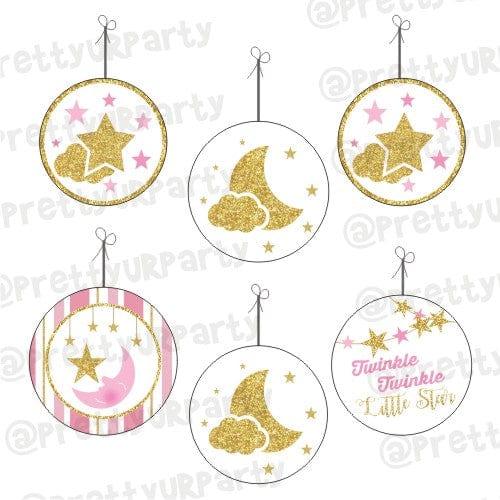 Twinkle Twinkle Little Star Pink Theme Danglers THEME PARTIES Pretty UR Party Default Title
