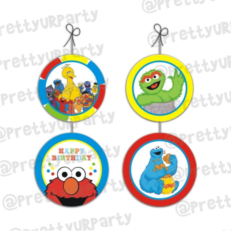 Elmo Theme Danglers THEME PARTIES Pretty UR Party Default Title