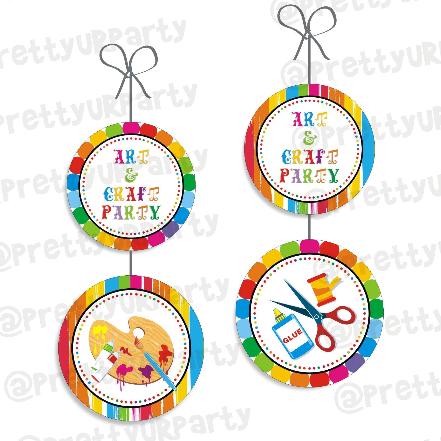 Art & Craft Party Danglers THEME PARTIES Pretty UR Party Default Title