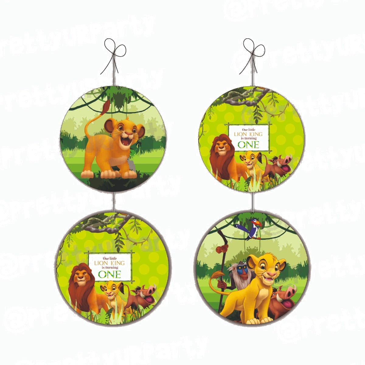 Lion King Theme Danglers