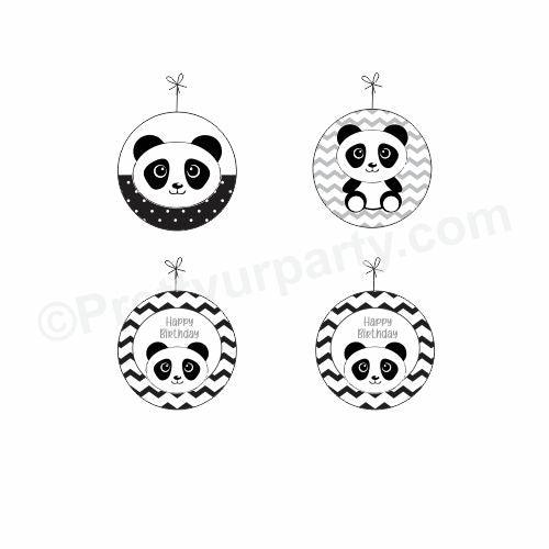 Panda Theme Danglers THEME PARTIES Pretty UR Party Default Title