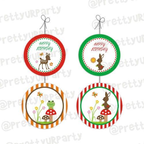 Woodland / Forest Theme Danglers THEME PARTIES Pretty UR Party Default Title