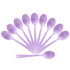 Purple Plastic Spoons - Pack of 10 THEME PARTIES Pretty UR Party