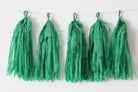 Dark Green Tassel Garland Kit - Set of 5 THEME PARTIES Pretty UR Party