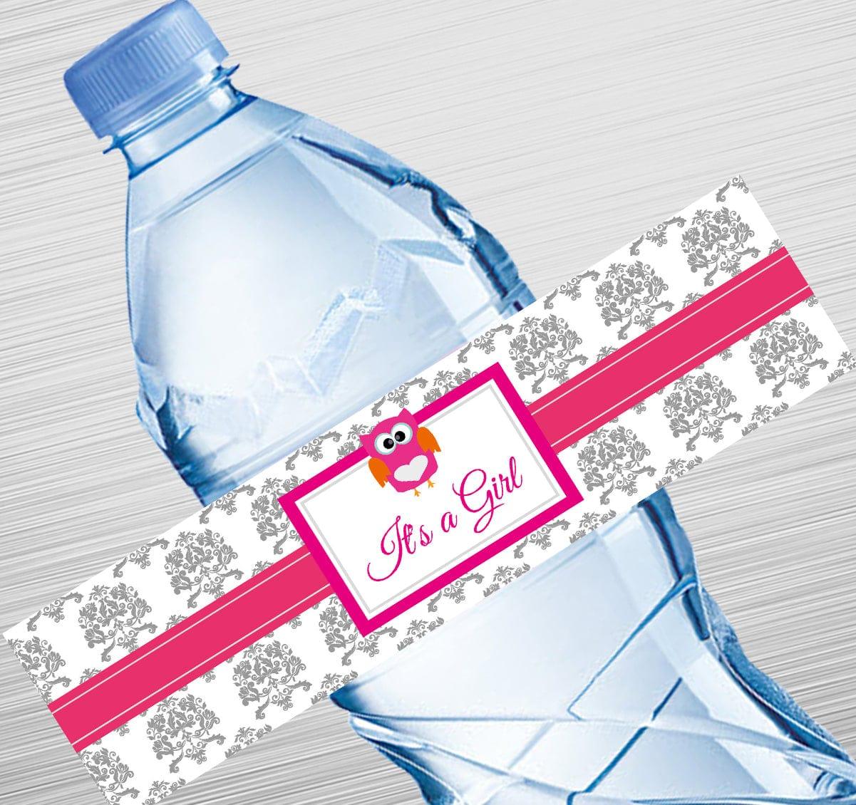 Pink & Gray Damask Water Label Design GIFT FOR ALL Pretty UR Party Default Title