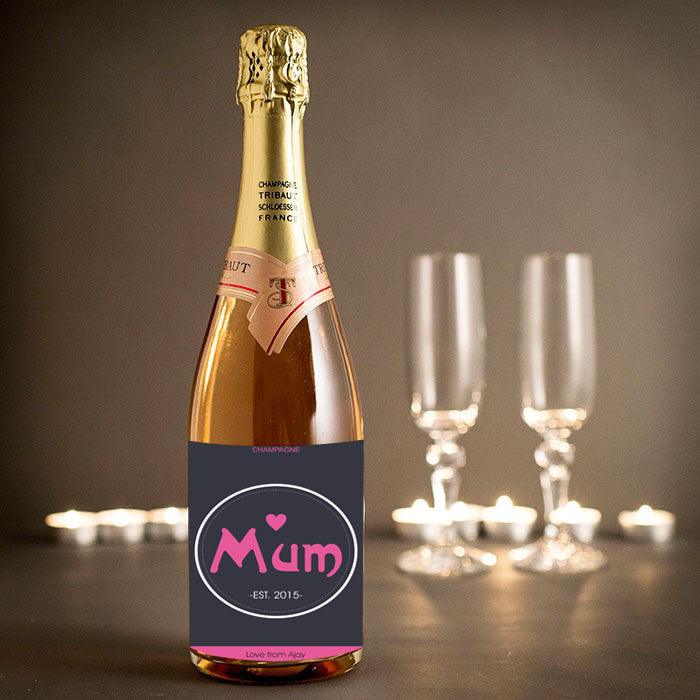 Personalised Champagne / Wine Label GIFT FOR ALL Pretty UR Party