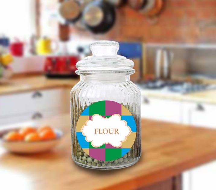 Personalized Check Design Kitchen Label (Pack of 15) GIFT FOR ALL Pretty UR Party