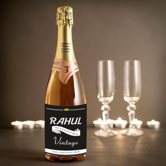 Personalised Champagne / Wine Label GIFT FOR ALL Pretty UR Party