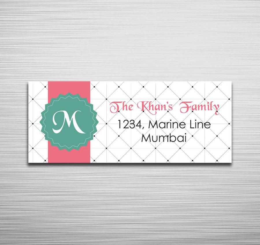 Address Label GIFT FOR ALL Pretty UR Party Black