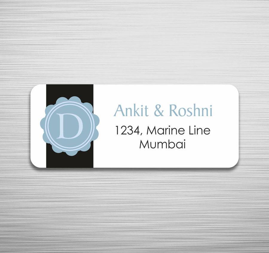 Address Label 1 GIFT FOR ALL Pretty UR Party Yellow