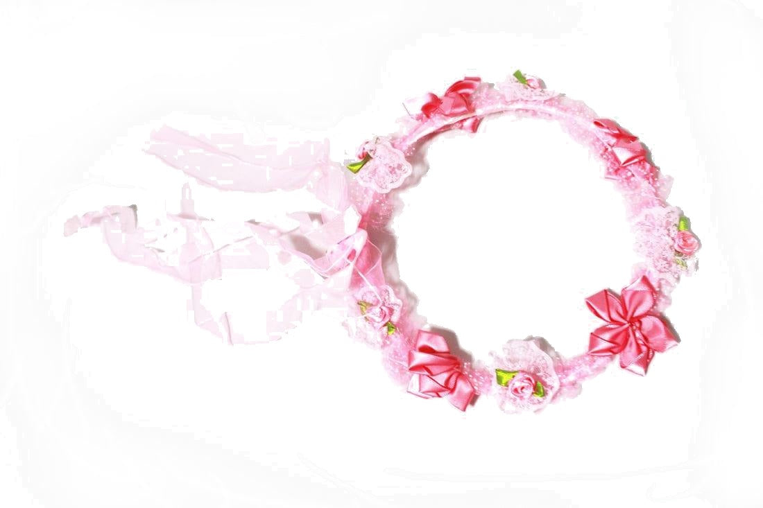 Pink Roses Tiara