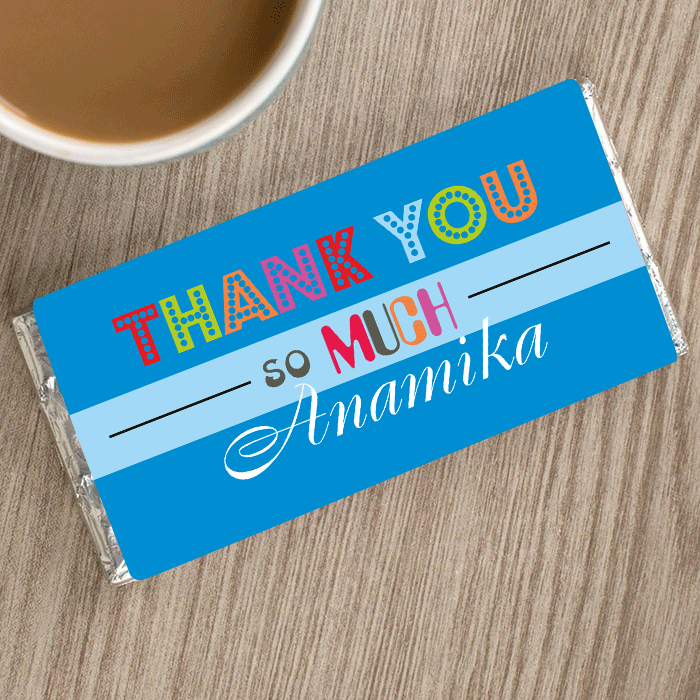 Chocolate Wrapper GIFT FOR ALL Pretty UR Party