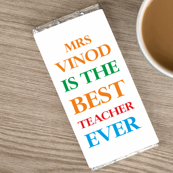 Chocolate Wrapper GIFT FOR ALL Pretty UR Party