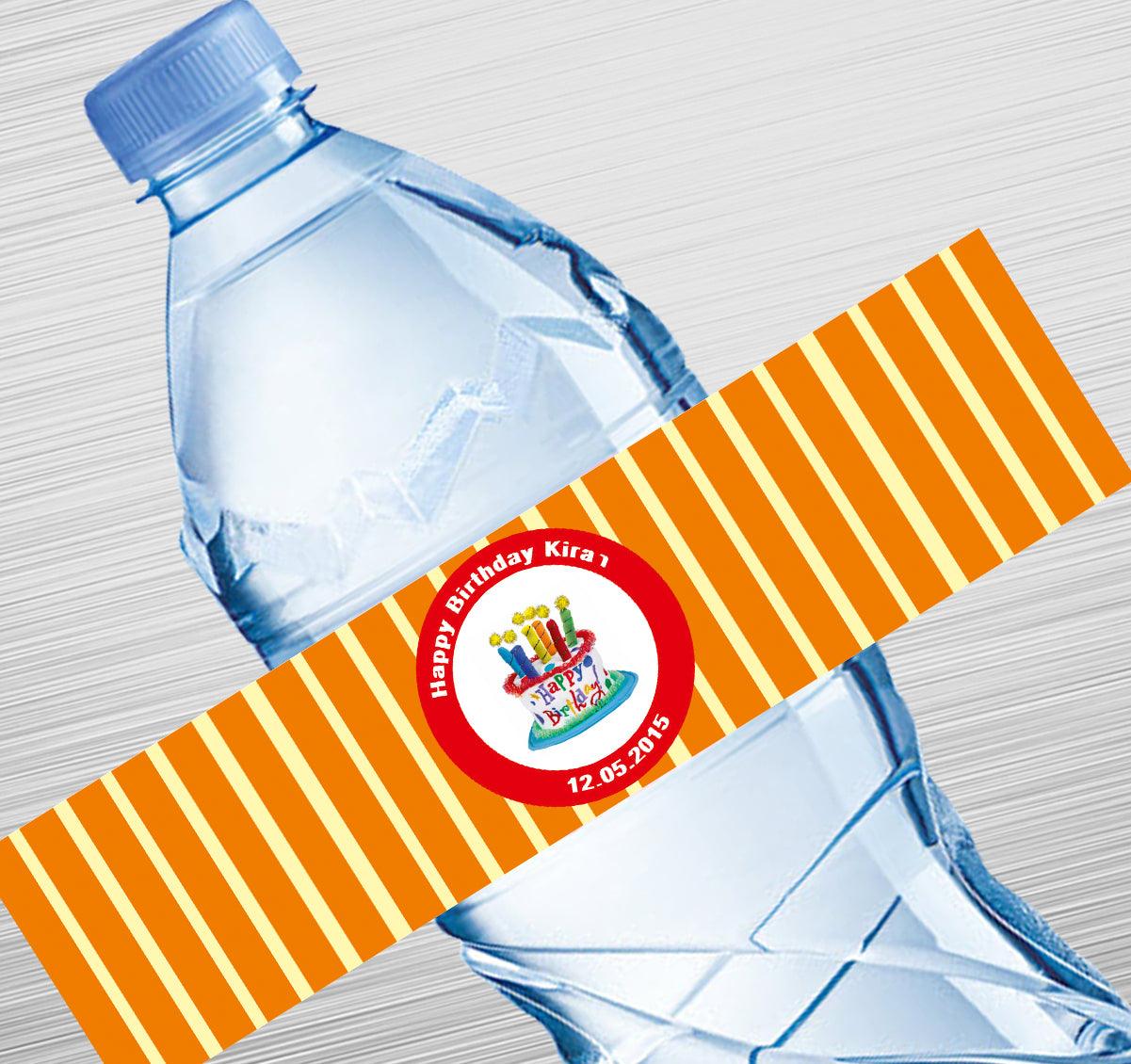 Happy Birthday Design Water Label GIFT FOR ALL Pretty UR Party