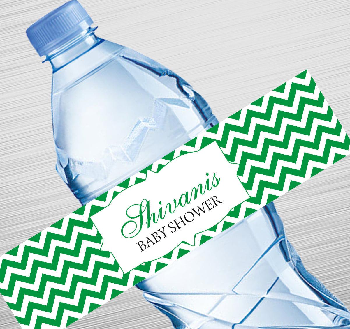 Designer Chevron Water Label GIFT FOR ALL Pretty UR Party Default Title