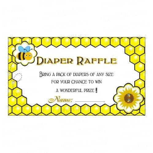 Rubber duck Diaper raffle Tickets — image 2
