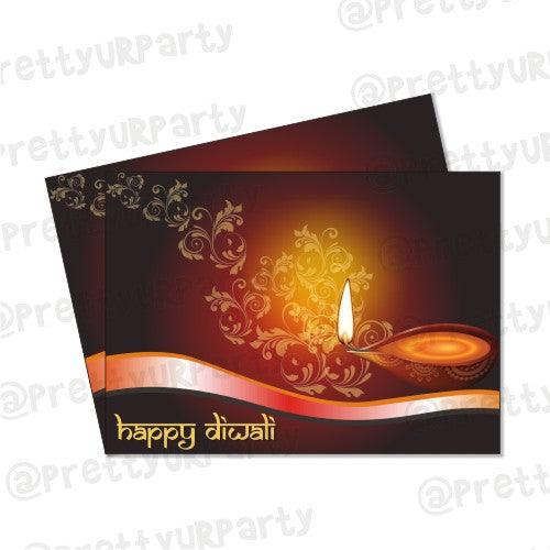 Diwali Greeting Cards 01 ALL PARTY SUPPLIES Pretty UR Party