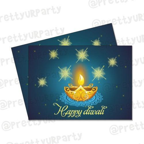 Diwali Greeting Cards 03 ALL PARTY SUPPLIES Pretty UR Party