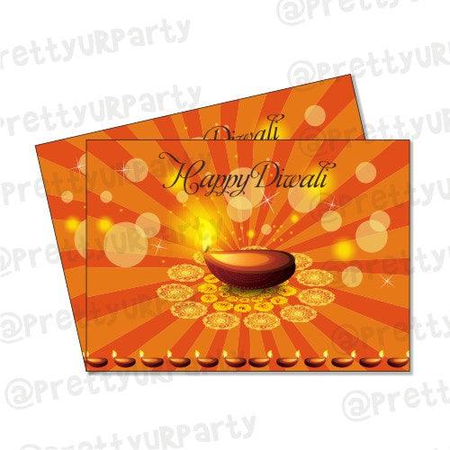 Diwali Greeting Cards 05 ALL PARTY SUPPLIES Pretty UR Party