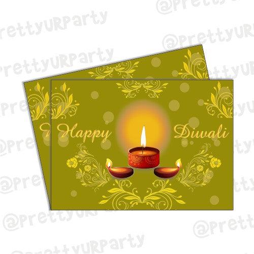 Diwali Greeting Cards 08 ALL PARTY SUPPLIES Pretty UR Party
