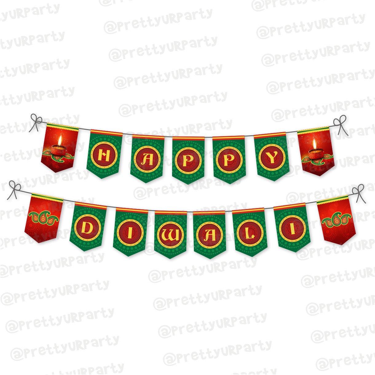 Diwali Theme Bunting ALL PARTY SUPPLIES Pretty UR Party Default Title